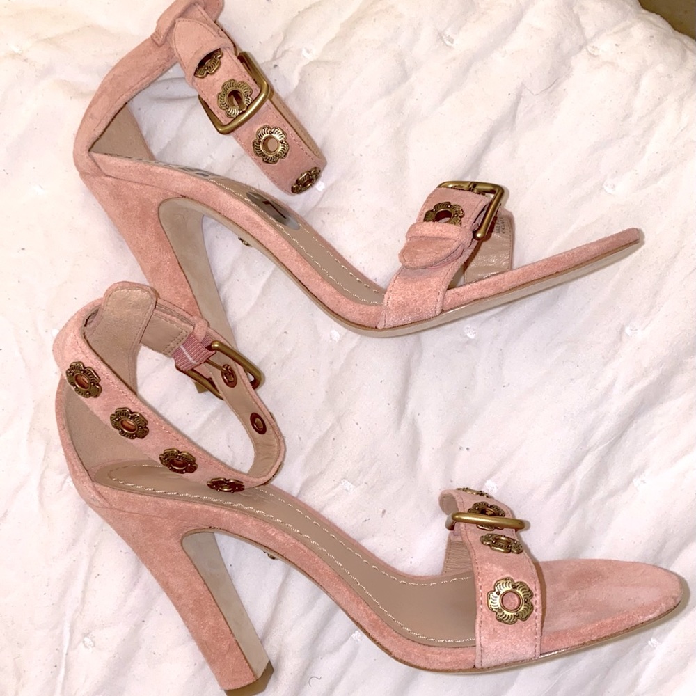 Coach sandals (blush pink)